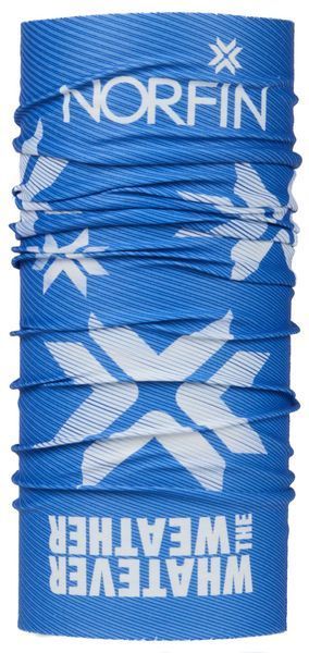 Бафф - захист обличчя/шиї/голови "NORFIN BANDANA" BLUE (PL,блакитний / білий) / AM-6525 AM-6525 фото