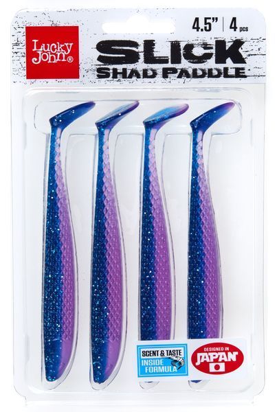 Виброхвосты LJ 3D Series SLICK SHAD PADDLE 4.5in (11.40)/016 4шт. 140441-016 фото