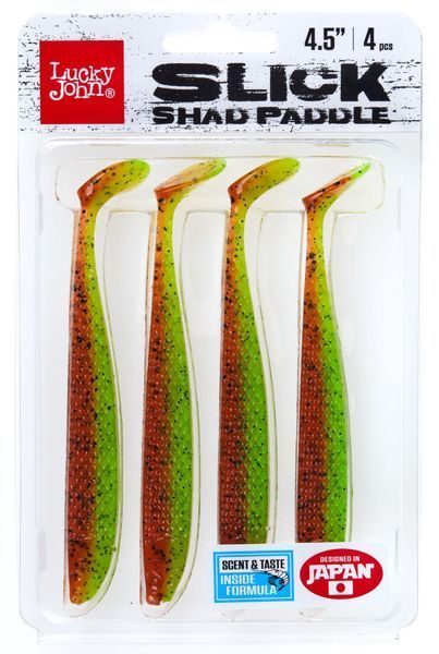 Виброхвосты LJ 3D Series SLICK SHAD PADDLE 4.5in (11.40)/016 4шт. 140441-016 фото
