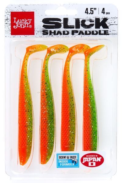Виброхвосты LJ 3D Series SLICK SHAD PADDLE 4.5in (11.40)/016 4шт. 140441-016 фото