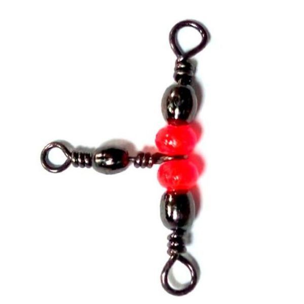 Вертлюжок трибічн. з бусинкою LJ CROSLINE SWIVEL 010 / *7 LJ5027-010 фото