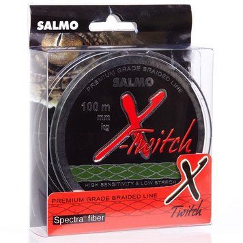 Жилка плетена Salmo X-TWITCH 100/014 (інд.уп/) 4906-014 фото