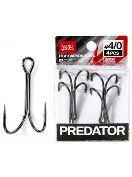 Гачки-двійники Lucky John PREDATOR сер. LJH121 розм.003/0 4 шт. LJH121-K040 фото