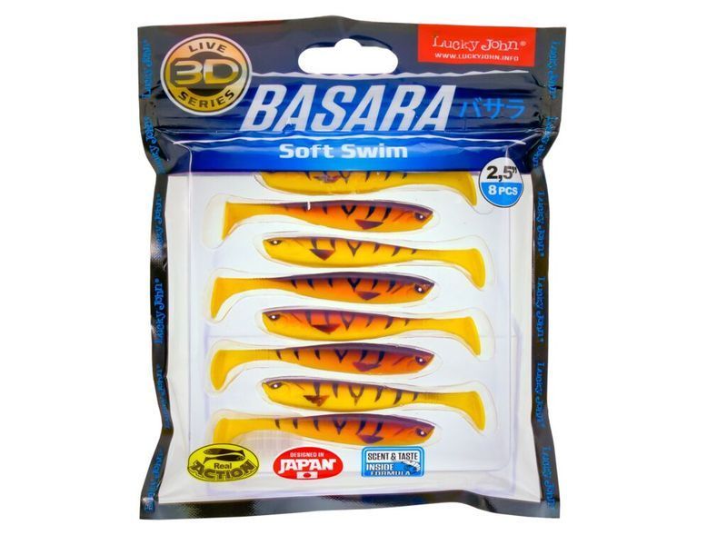 Виброхвосты LJ Pro Series 3D BASARA SOFT SWIM 06,35/PG11 8шт. 140402-PG11 фото