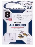 Крючки с поводком Cobra ALLROUND 70cm, 0,16mm, разм.8, 10шт. CNA102-008 фото