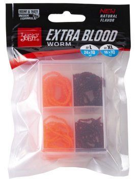 Штучний мотиль Lucky John Extra Blood Worm MIX1 140201-MIX1 фото