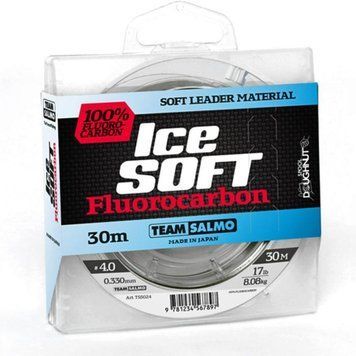 Леска монофильная зимняя Team Salmo Ice Soft Fluorocarbon 057 (TS5024-057) TS5024-057 фото