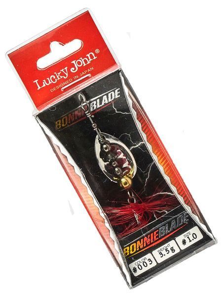 Блешня обертається Lucky John BONNIE BLADE 1 03.5г 001 у блістері LJBB01-012 фото