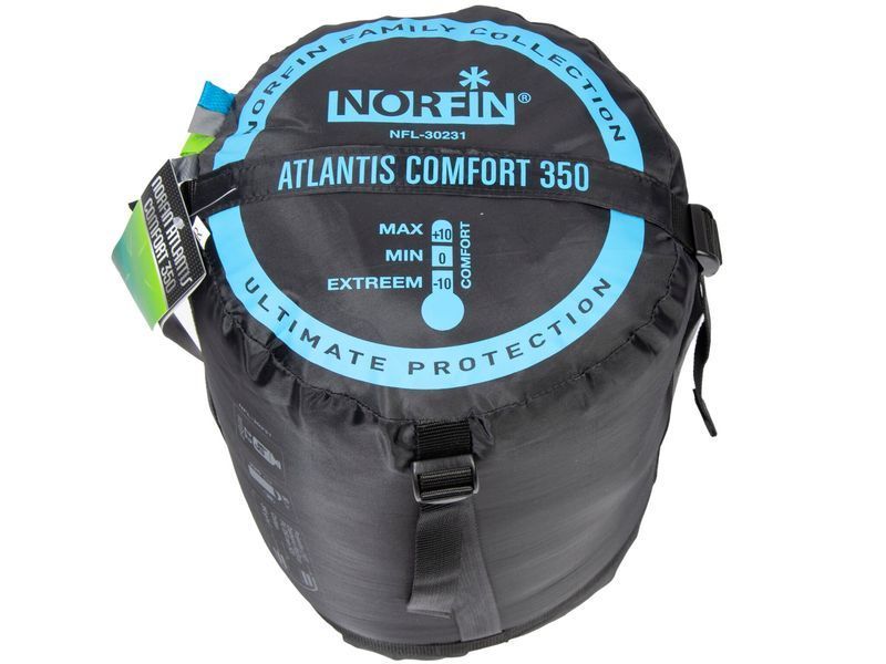 Мішок-ковдра спальн.Norfin ATLANTIS COMFORT 350 0&deg;- (-10&deg;) / 220х80см / NFL L NFL-30230 фото