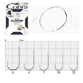 Гачок з повідцем Cobra ALLROUND (сер.CNA102/ 010) * CNA102-010 фото