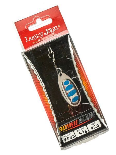 Блесна вращающаяся Lucky John BONNIE BLADE 2 04.3г 001 в блистере LJBB02-012 фото