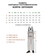 Напівкомбінезон заброд. мембран. Norfin DEFENDER 20000мм (шкарпетка неопрен) / L 83399-03L фото 2
