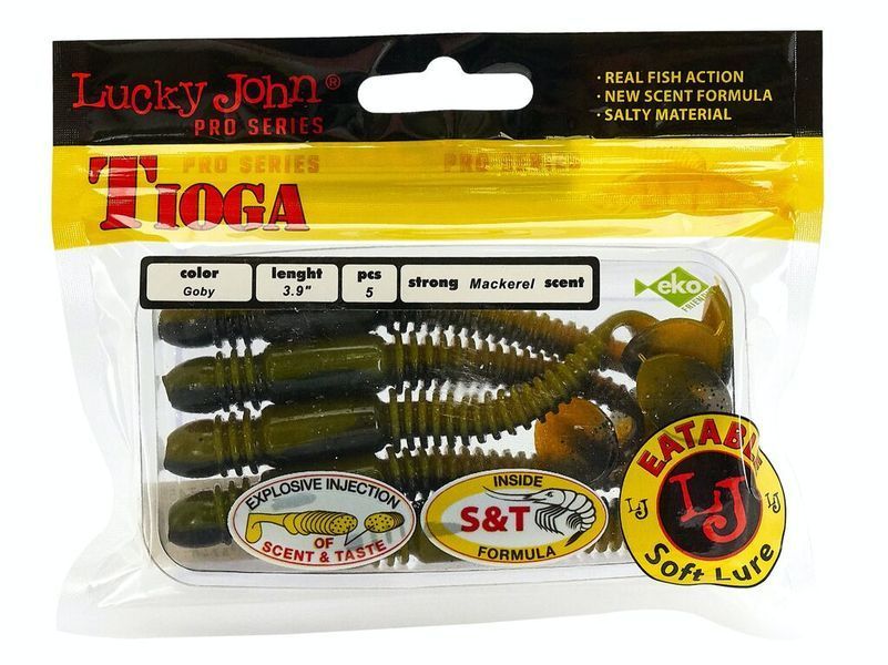 М'яка їстівна приманка LJ Pro Series Tioga 3.9 in (100 мм),5 шт. 140104-Z12 фото