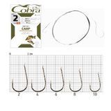 Крючки с поводком Cobra CARP 70cm, 0,20mm, разм.4, 10шт. CNC101-004 фото