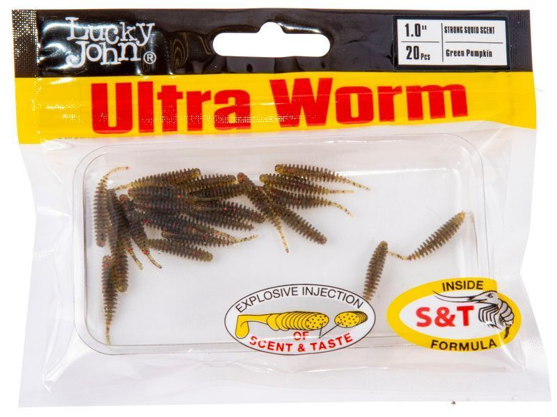 Слаги съедобные искусственные LJ Pro Series ULTRAWORM 1,0in (02.54)/PA03 20шт. 140197-PA03 фото