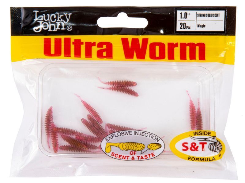 Слаги съедобные искусственные LJ Pro Series ULTRAWORM 1,0in (02.54)/PA03 20шт. 140197-PA03 фото