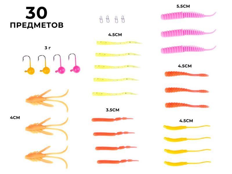 Комплект принад та оснастки Lucky John HUNGRY TROUT SET LJ013SET фото