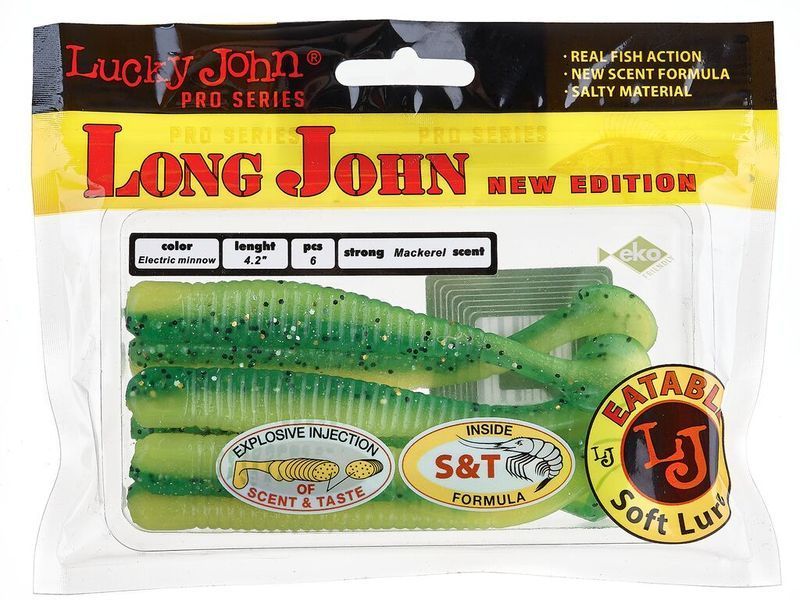 Віброхвіст силікон. LONG JOHN LJ Pro Series 4,2 "/2 *6 140134-T52 фото