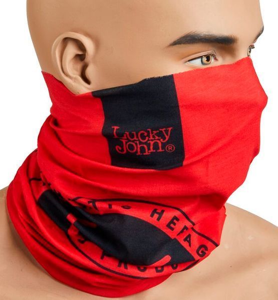 Бафф - захист обличчя/шиї/голови "LUCKY JOHN BANDANA" BR (PL,чорний /13 AM-6513 фото
