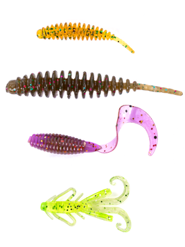 Набір силіконових приманок Lucky John Street Fishing Pack LJMG-006SET фото