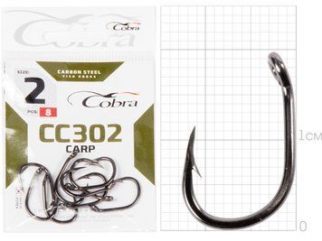 Гачок Cobra CARP (сер.CC302/ 002) *8шт. CC302-002 фото